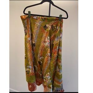 Sari Wrap Skirt Women’s Ankle XL Darn Good Yarn